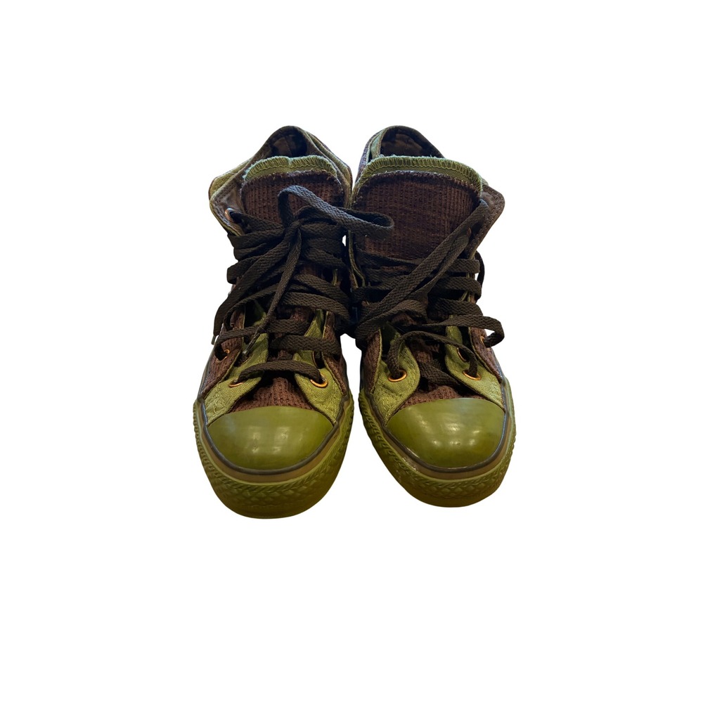 Converse Chuck Taylor All Star High-top, Woman's 6 / Men's 4 Canvas Green/Brown